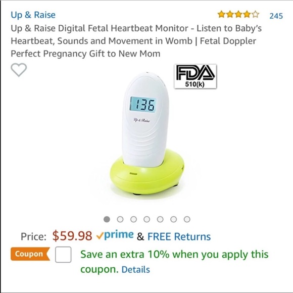 up & raise fetal doppler